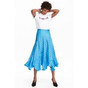H&M - POLKA DOT MIDI SKIRT
